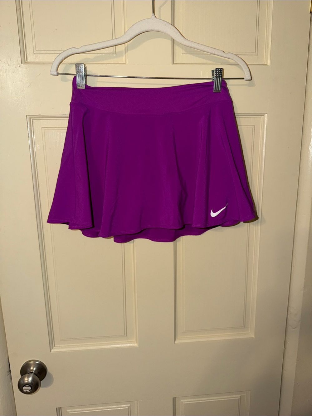 Nike Women's Magenta Flared Athletic Skirt with Swoosh
